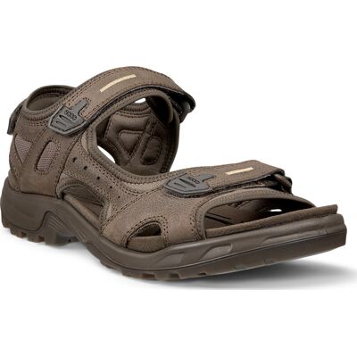 Ecco Men's Yucatan Sandal Dark Clay 44 Ecco Men's Yucatan Sandal Dark Clay 44