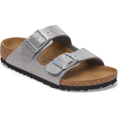Birkenstock Kids' Arizona Bf Narrow Sparkling Silver 29 Birkenstock Kids' Arizona Bf Narrow Sparkling Silver 29