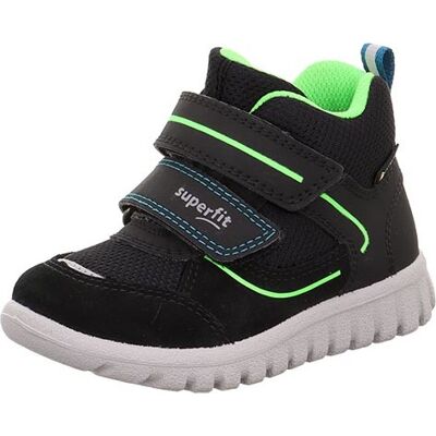 Superfit Kids' Sport7 GORE-TEX Mini Black/lightgreen 24.0 Superfit Kids' Sport7 GORE-TEX Mini Black/lightgreen 24.0
