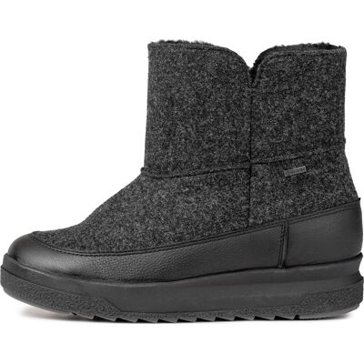 Pomar Women's Niva GORE-TEX Ankle Boot Granit Felt/vivian Black/fur 37 Pomar Women's Niva GORE-TEX Ankle Boot Granit Felt/vivian Black/fur 37
