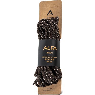 Alfa Shoe laces Brown 180 cm Alfa Shoe laces Brown 180 cm