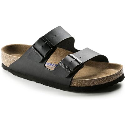 Birkenstock Arizona Birko-Flor Soft Footbed Regular Black 44 Birkenstock Arizona Birko-Flor Soft Footbed Regular Black 44