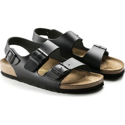 Birkenstock Milano Natural Leather Narrow Black 40 Birkenstock Milano Natural Leather Narrow Black 40