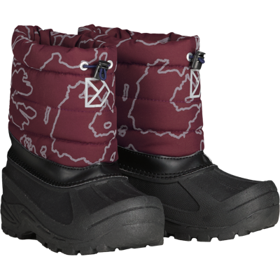 Didriksons Kids' Lumi Boots Grundsund Reflective Wine 25 Didriksons Kids' Lumi Boots Grundsund Reflective Wine 25