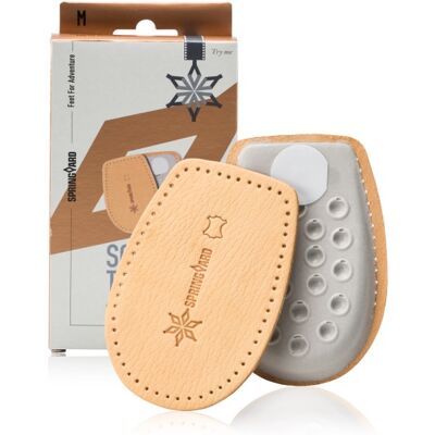 Springyard Leather Heel Cushions NoColour 35-37 Springyard Leather Heel Cushions NoColour 35-37