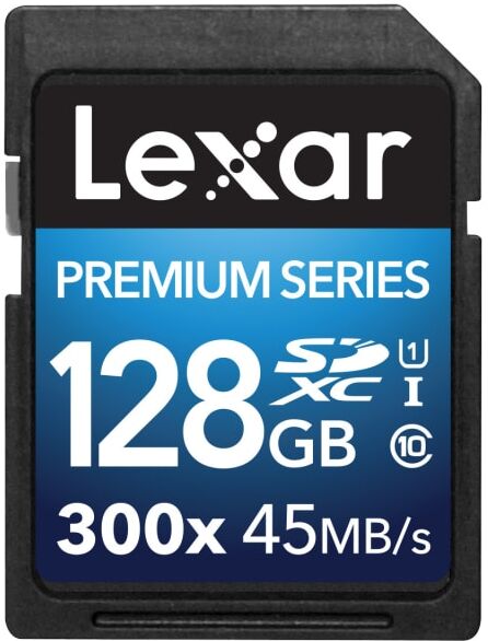 Lexar Platinum II 300x SDXC UHS-I 128GB Svart Lexar Platinum II 300x SDXC UHS-I 128GB Svart