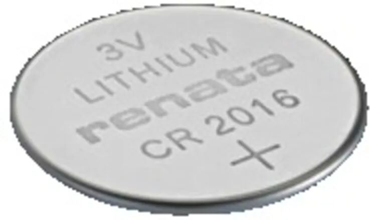 Renata 3V Lithium Coin Cells CR2016 MFR Grå Renata 3V Lithium Coin Cells CR2016 MFR Grå