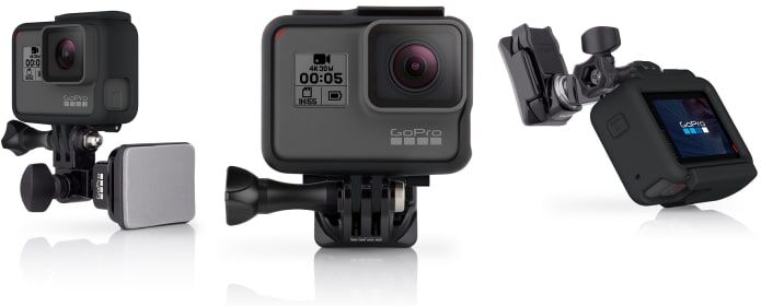 GoPro Helmet Front + Side Mount Svart GoPro Helmet Front + Side Mount Svart