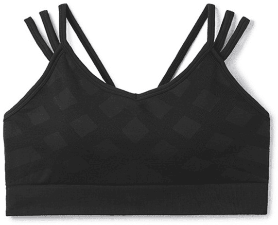 Smartwool Women's Seamless Strappy Bra Svart Smartwool Women's Seamless Strappy Bra Svart