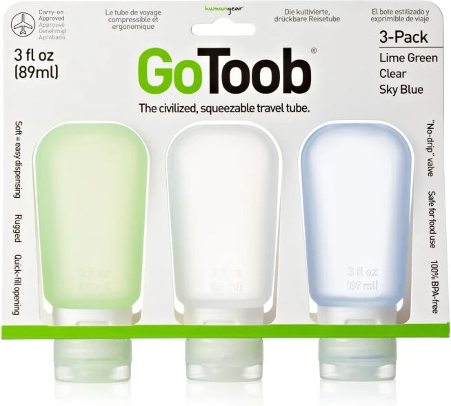 Humangear GoToob 3-pack Blå Humangear GoToob 3-pack Blå