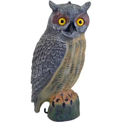 Grey Oak Great Horned Owl Grey OneSize Grey Oak Great Horned Owl Grey OneSize