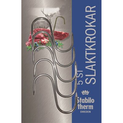 Stabilotherm Meat Hook 60/3 mm Stainless Steel OneSize Stabilotherm Meat Hook 60/3 mm Stainless Steel OneSize