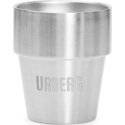Urberg Dubbelväggskopp 300ml Rostfritt stål - Resekopp Urberg Dubbelväggskopp 300ml Rostfritt stål - Resekopp
