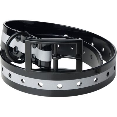 Lafayette Dog Collar Reflective Black OneSize Lafayette Dog Collar Reflective Black OneSize