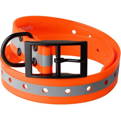 Lafayette Dog Collar Reflective Orange OneSize Lafayette Dog Collar Reflective Orange OneSize