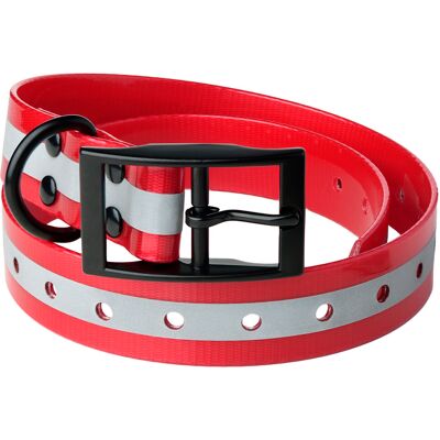 Lafayette Dog Collar Reflective Red OneSize Lafayette Dog Collar Reflective Red OneSize