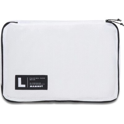 Mammut Packing Cube Mesh L White L Mammut Packing Cube Mesh L White L
