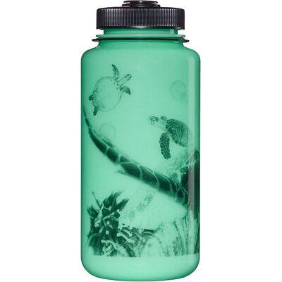 Nalgene 1 L Wm Bottle Glow With Black Turtle ONESIZE Nalgene 1 L Wm Bottle Glow With Black Turtle ONESIZE