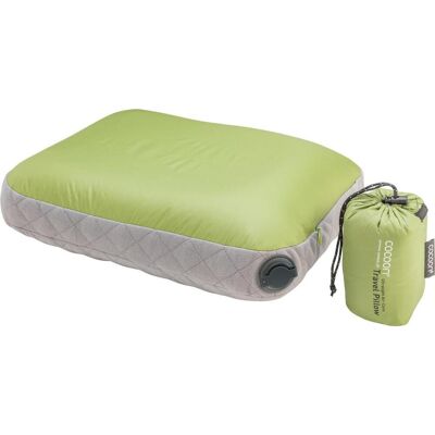 Cocoon Air-Core Pillow Ultralight Small Wasabi/Grey OneSize Cocoon Air-Core Pillow Ultralight Small Wasabi/Grey OneSize