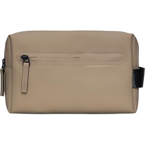 Rains 2 Zip Wash Bag W3 Beige OneSize Rains 2 Zip Wash Bag W3 Beige OneSize