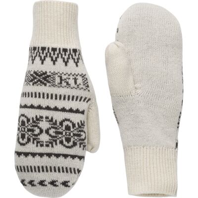 Kari Traa Women's Selma Knit Mittens Off White 7 Kari Traa Women's Selma Knit Mittens Off White 7