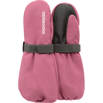 Didriksons Kids' Biggles Mittens Heather Pink 2-4 yr Didriksons Kids' Biggles Mittens Heather Pink 2-4 yr
