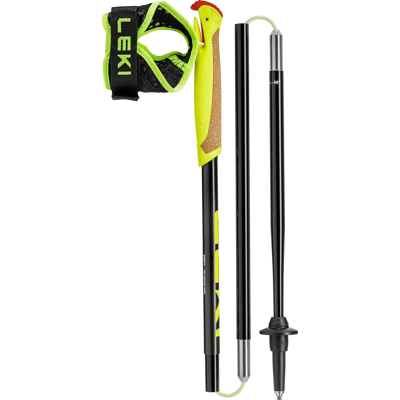 Leki Evotrail Fx.One Ta Black-dark Anthracite-neonyellow 120 cm Leki Evotrail Fx.One Ta Black-dark Anthracite-neonyellow 120 cm