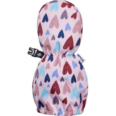 Kombi Kids' Baby Bear Mittens Doodle Hearts XS Kombi Kids' Baby Bear Mittens Doodle Hearts XS