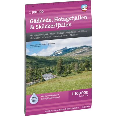 Calazo förlag Gäddede, Hotagsfjällen & Skäckerfjällen 1:100000 Nocolour OneSize Calazo förlag Gäddede, Hotagsfjällen & Skäckerfjällen 1:100000 Nocolour OneSize