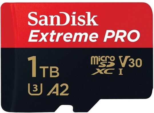 SanDisk Extreme Pro microSDXC Class 10 UHS-I U3 V30 A2 170/90MB/s 1TB