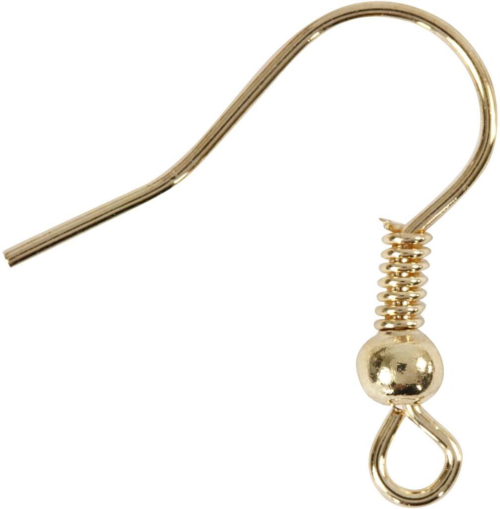 Fransk öronkrok förgylld 10/fp Fransk öronkrok förgylld 10/fp