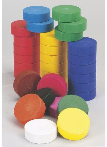 Färgblock Gul, 57mm, 6st 6st