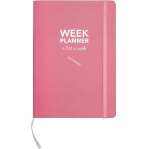 Kalender Week planner odaterad rosa 1051