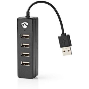 Hub NEDIS USB 4-port svart