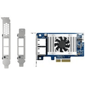 QNAP QXG-10G2T-X710 - Nätverksadapter - PCIe 3.0 x4 låg profil