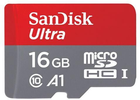 SanDisk Minneskort SANDISK MicroSDHC Ultra 16GB