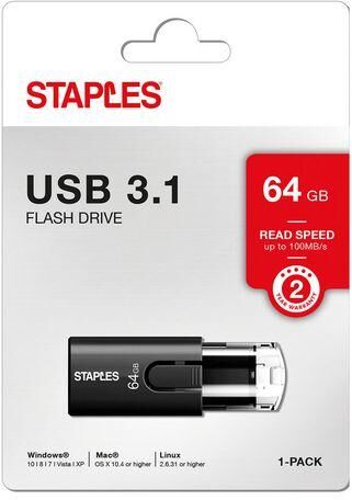 USB-Minne STAPLES USB 3.1 64GB