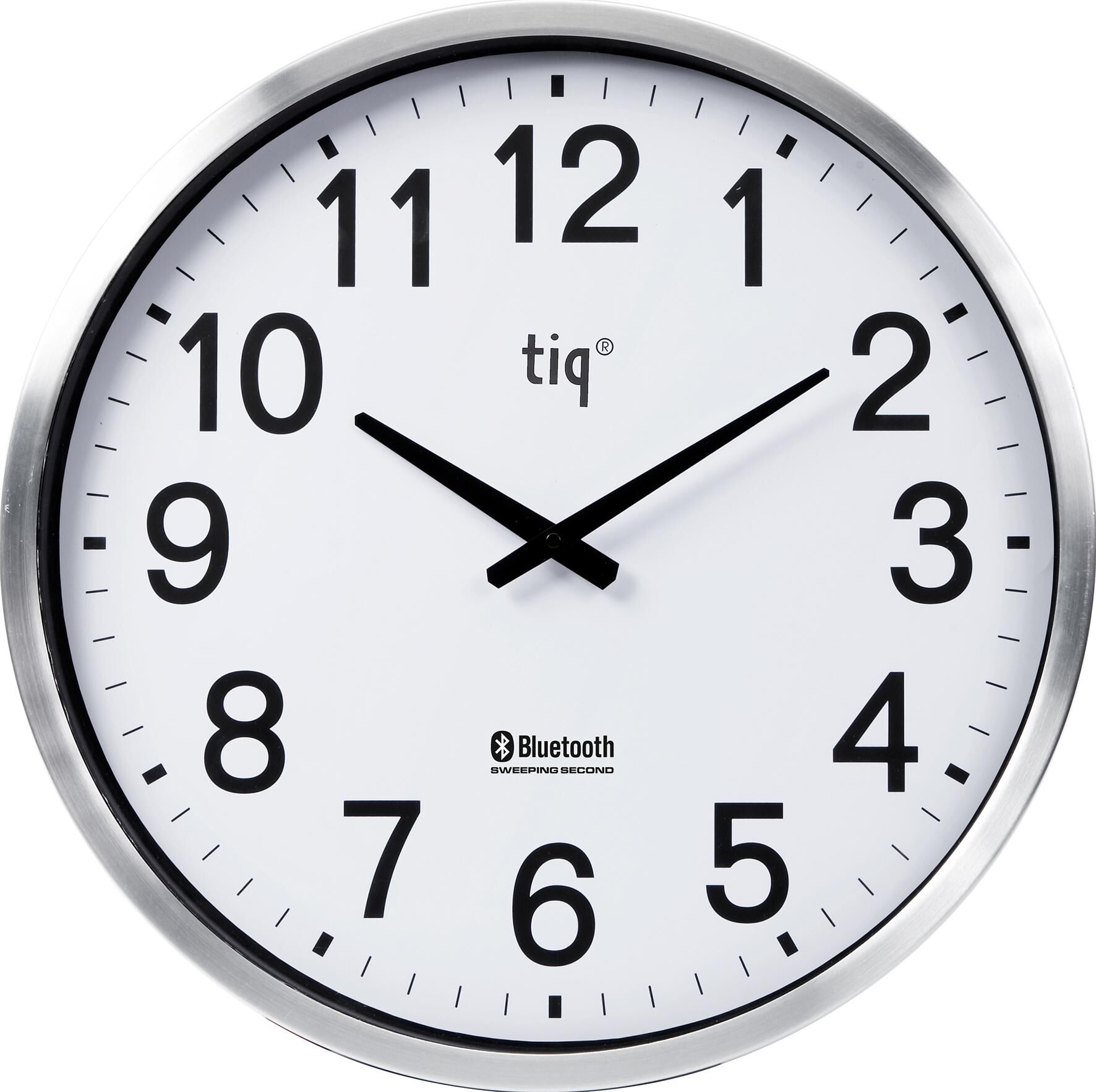 Väggklocka Bluetooth 50 cm alu Väggklocka Bluetooth 50 cm alu