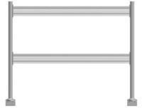 Toolbar, dubbel skena inkl. stolpar (850 mm) och f Toolbar, dubbel skena inkl. stolpar (850 mm) och f