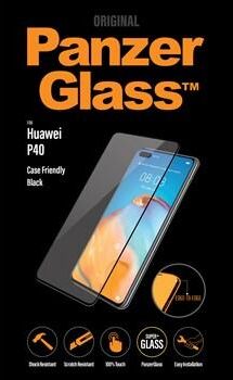 Huawei PanzerGlass Huawei P40 Case Friendly, Black 10st