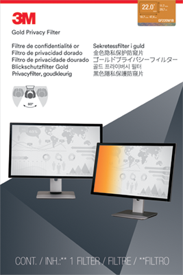 3M Privacy filter desktop 22,0'' widescreen gold (16:10) 3M Privacy filter desktop 22,0'' widescreen gold (16:10)