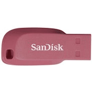 SanDisk Cruzer Blade - USB flash-enhet - 64 GB - USB 2.0 - elrosa