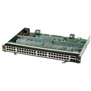 HPE Aruba 6400 48-port HPE Smart Rate 1/2.5/5GbE Class 6 PoE and