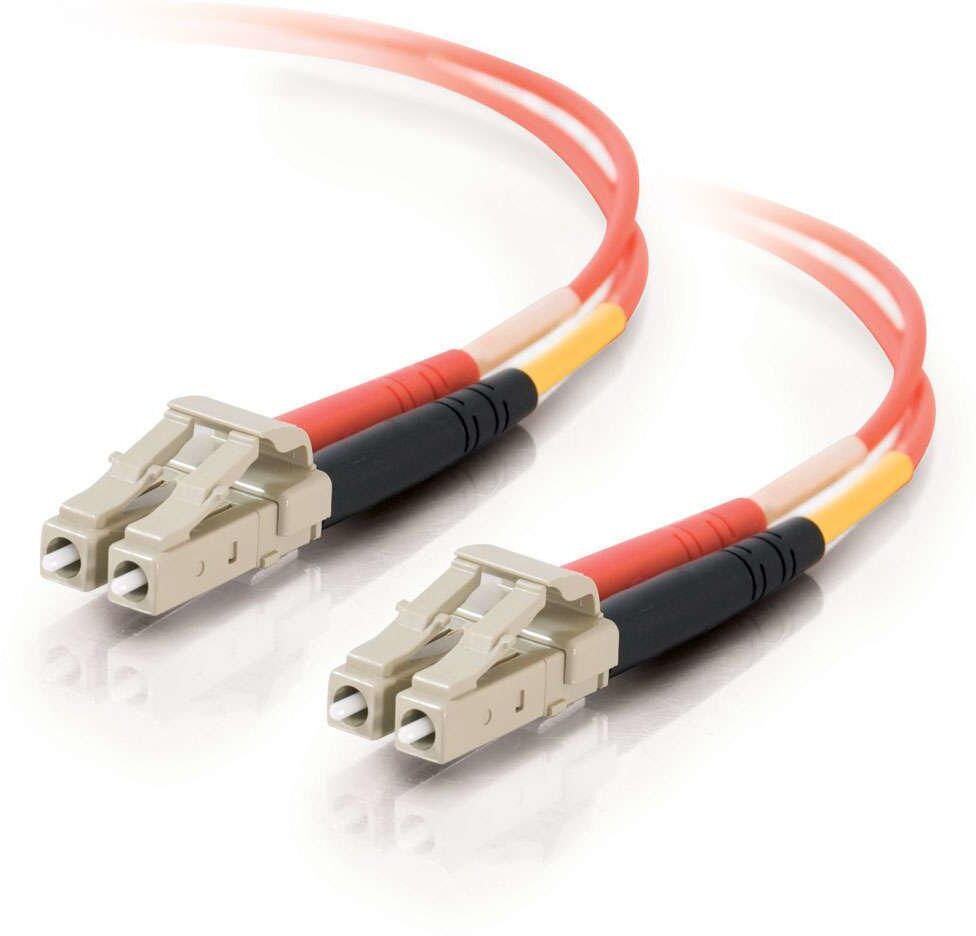 C2G LC-LC 50/125 OM2 Duplex Multimode PVC Fiber Optic Cable C2G LC-LC 50/125 OM2 Duplex Multimode PVC Fiber Optic Cable