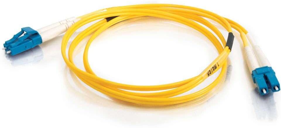 C2G LC-LC 9/125 OS1 Duplex Singlemode PVC Fiber Optic Cable C2G LC-LC 9/125 OS1 Duplex Singlemode PVC Fiber Optic Cable