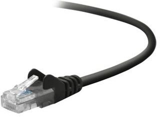 Belkin Snagless STP Patch Cable, Cat5e, Black (2m) Belkin Snagless STP Patch Cable, Cat5e, Black (2m)