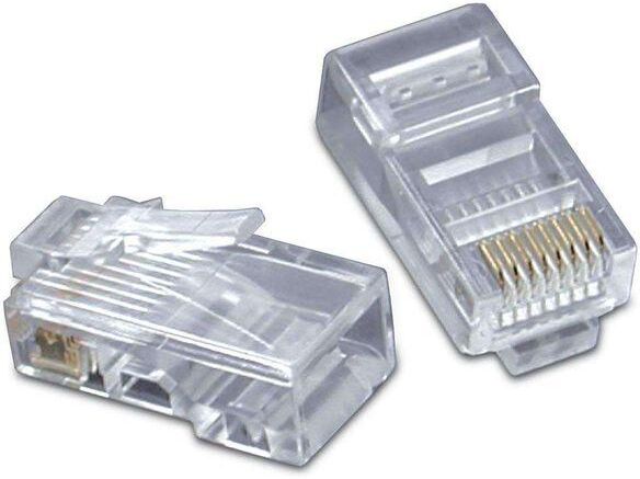 C2G RJ45 Cat5E Modular Plug for Flat Stranded Cable C2G RJ45 Cat5E Modular Plug for Flat Stranded Cable