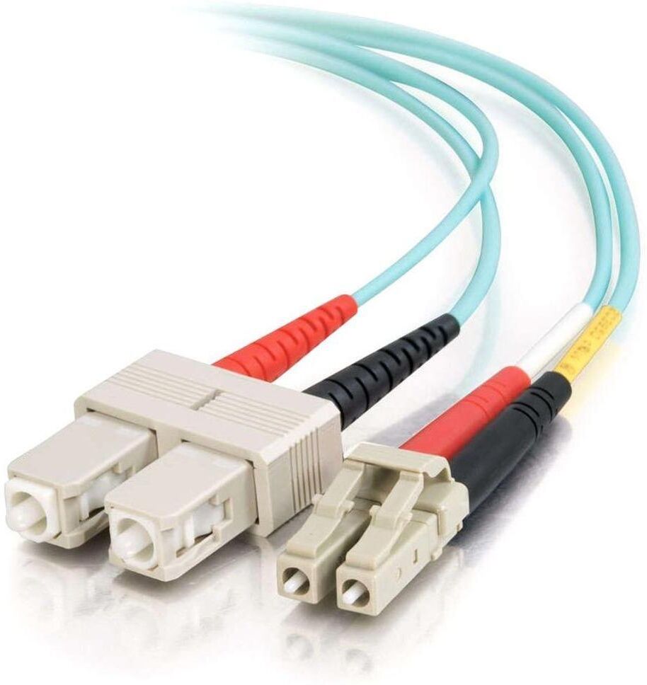 C2G LC-SC 10Gb 50/125 OM3 Duplex Multimode PVC Fiber Optic Cable C2G LC-SC 10Gb 50/125 OM3 Duplex Multimode PVC Fiber Optic Cable