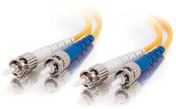 C2G ST-ST 9/125 OS1 Duplex Singlemode PVC Fiber Optic Cable C2G ST-ST 9/125 OS1 Duplex Singlemode PVC Fiber Optic Cable