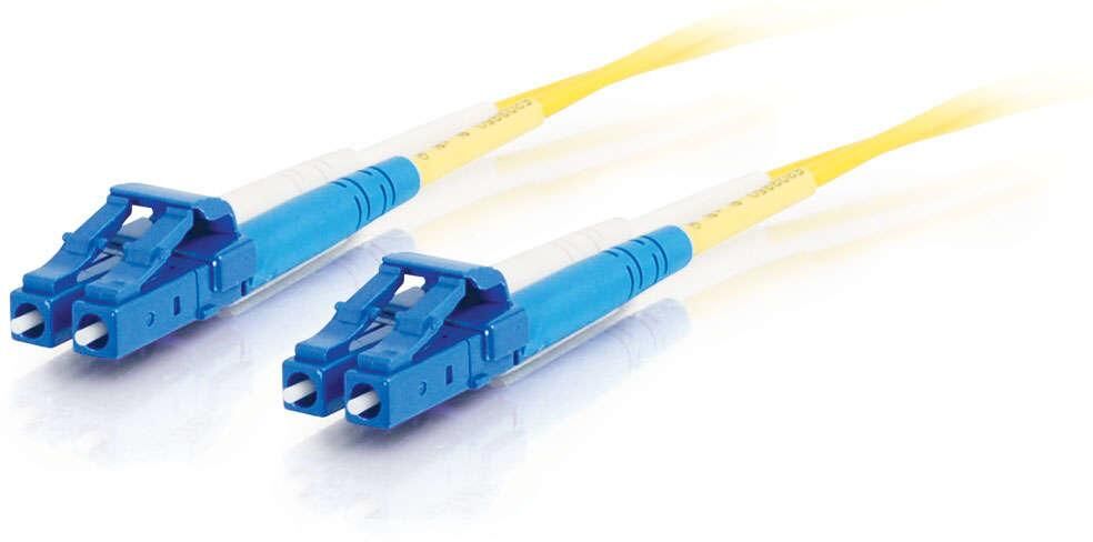 C2G LC-LC 9/125 OS1 Duplex Singlemode PVC Fiber Optic Cable C2G LC-LC 9/125 OS1 Duplex Singlemode PVC Fiber Optic Cable